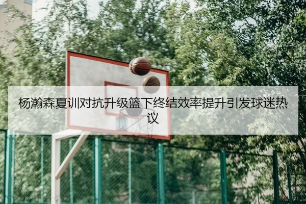 杨瀚森夏训对抗升级篮下终结效率提升引发球迷热议
